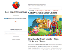 Tablet Screenshot of beatcandycrushlevel.com